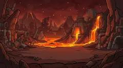 Escenario de Fortanks: Volcán de Fundición