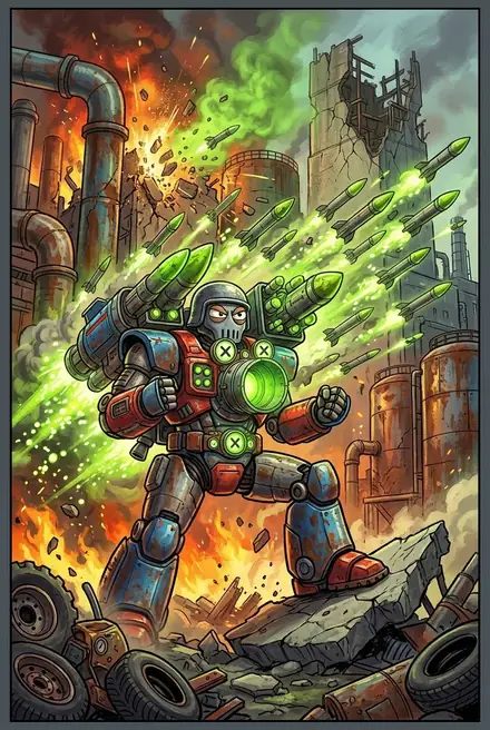 Mecha-Lenta, campeón de Fortanks