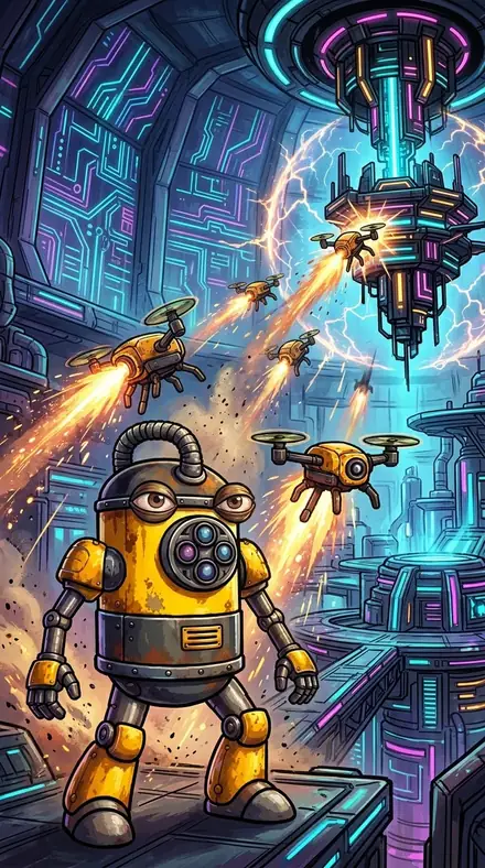 Mr. Dron, campeón de Fortanks